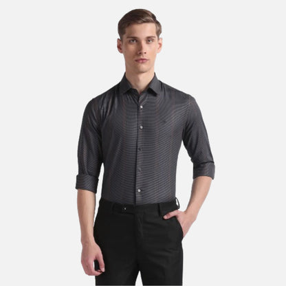 Manhattan Slim Fit Houndstooth Shirt