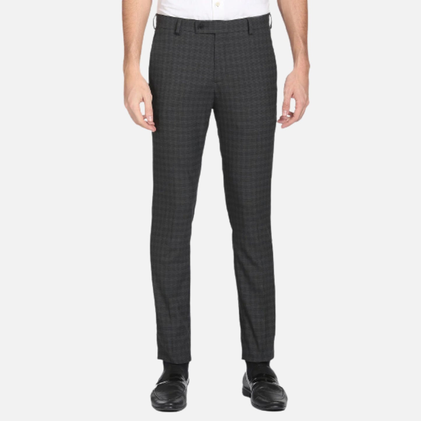 Geometric Print Smart Flex Formal Trouser | Arrow Trouser