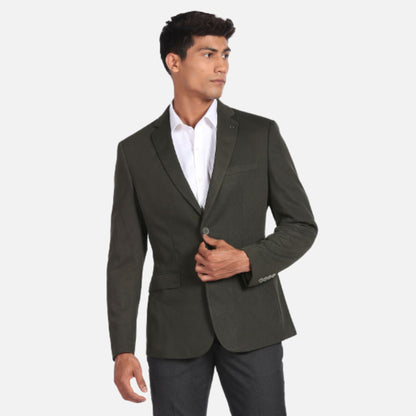 Dobby Slim Fit Knit Blazer