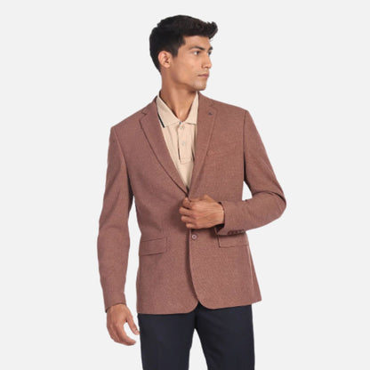 Dobby Slim Fit Knit Blazer