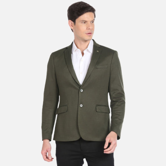 Zero Calorie Slim Fit Solid Blazer