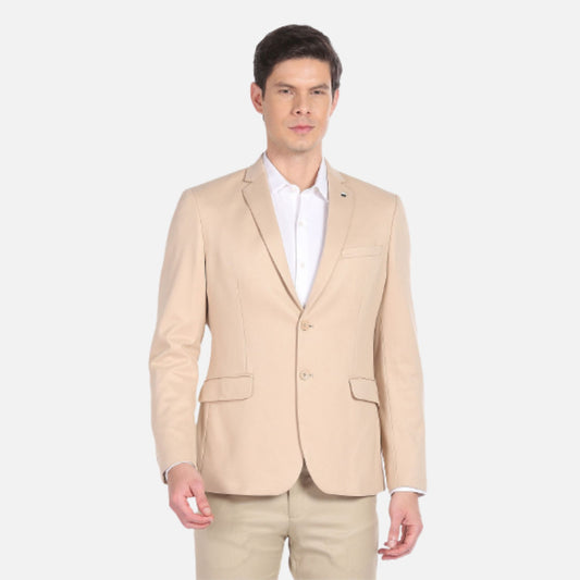 Zero Calorie Slim Fit Solid Blazer