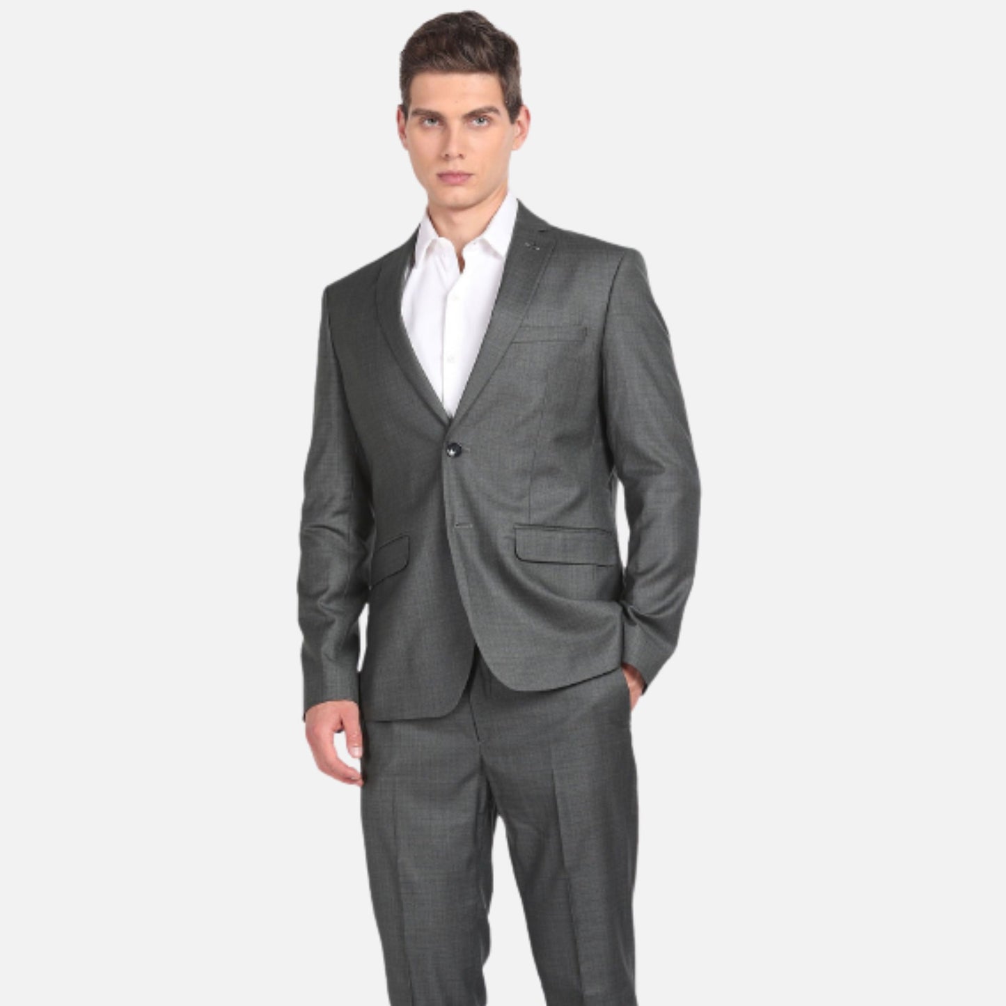 Tailored Regular Fit Two Piece Suit