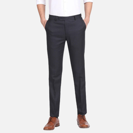 Hudson Tailored Fit Dobby Trousers