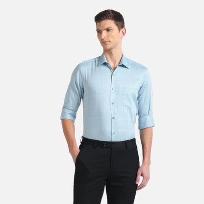 Manhattan Slim Graph Check Shirt