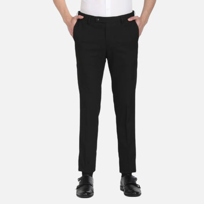 Hudson Tailored Fit Dobby Trousers