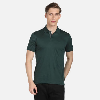 Cotton Solid Polo Shirt