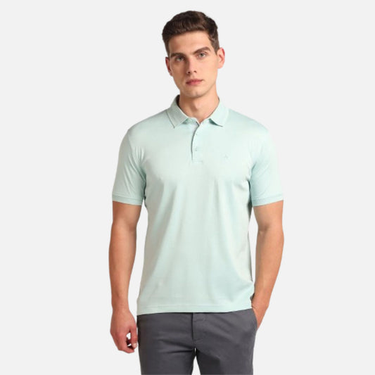 Regular Fit Solid Polo Shirt