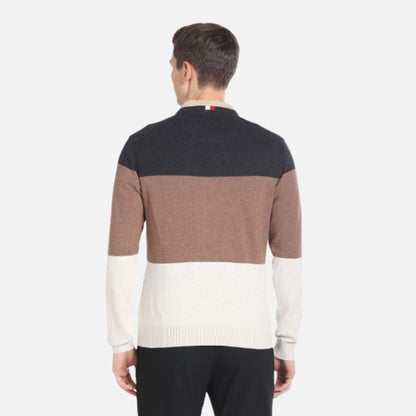 Pure Cotton Colour Block Sweater