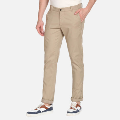 Arrow Trousers | Bronson Slim Fit Dobby Casual Trousers