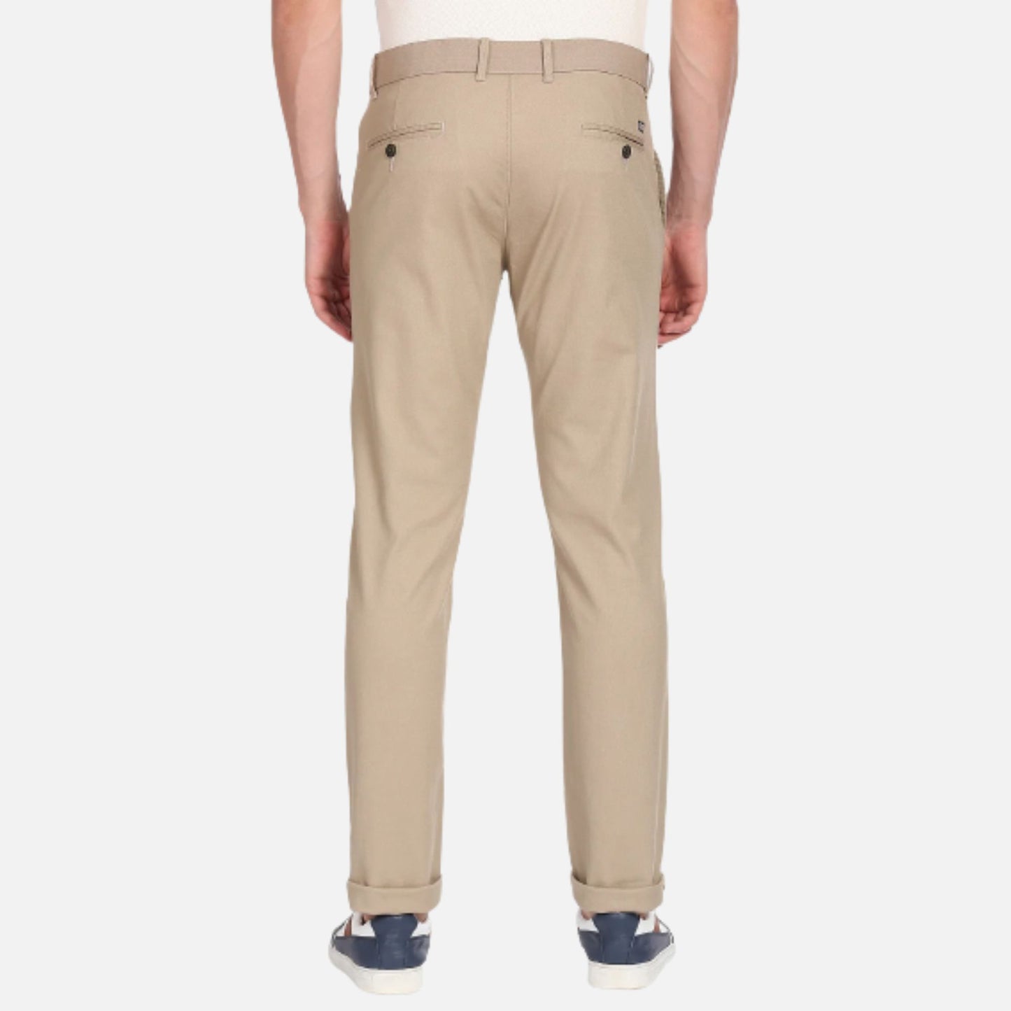 Arrow Trousers | Bronson Slim Fit Dobby Casual Trousers