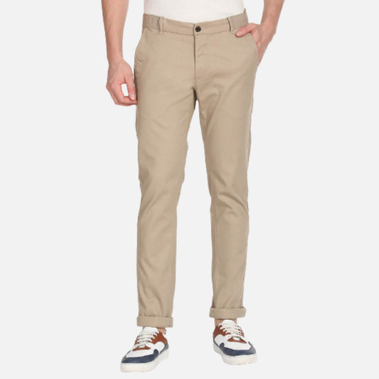 Arrow Trousers | Bronson Slim Fit Dobby Casual Trousers