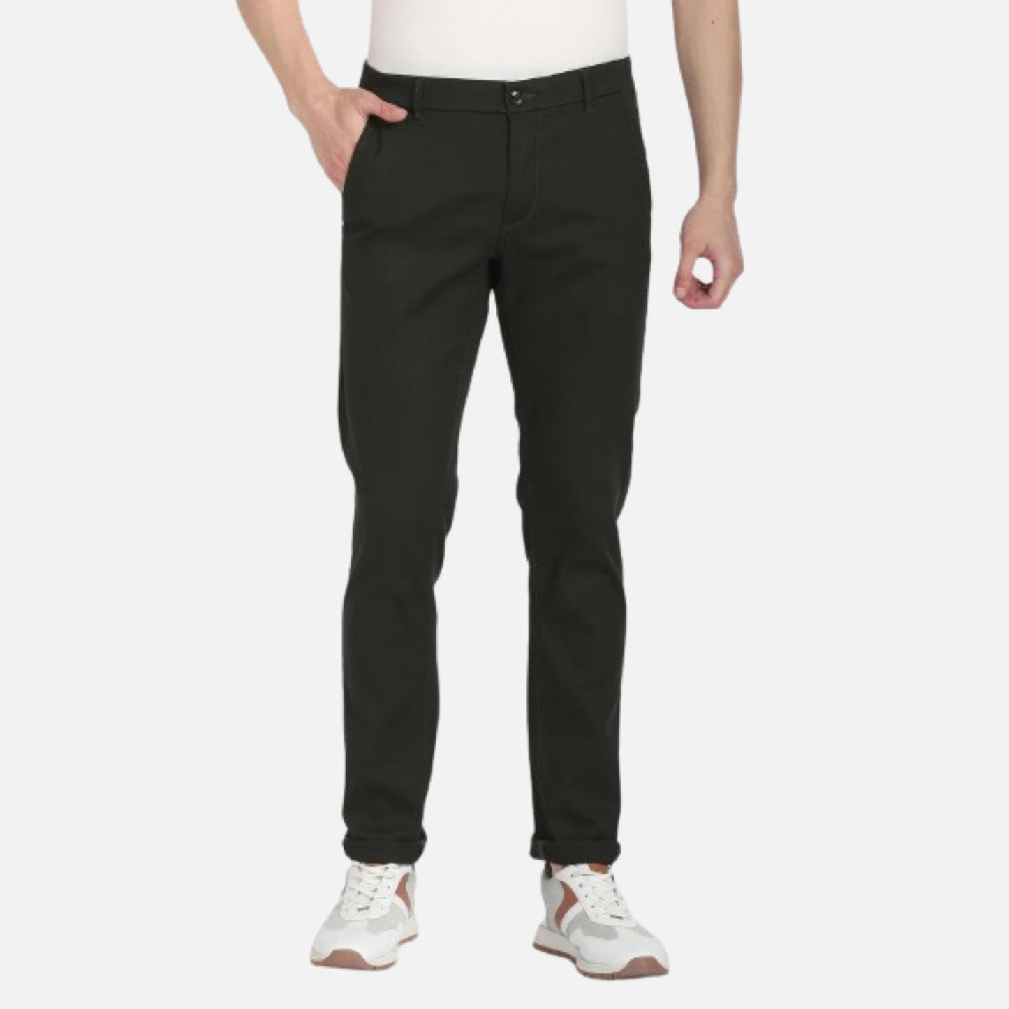 Low Rise Slim Fit Trousers