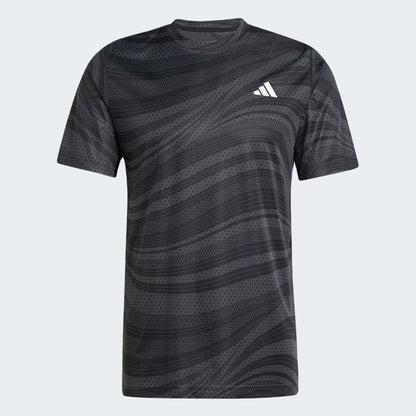 Black Club Tennis Climacool Graphic Tee