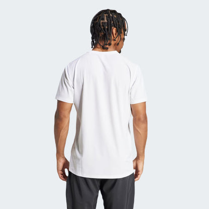 White Own the Run Tee
