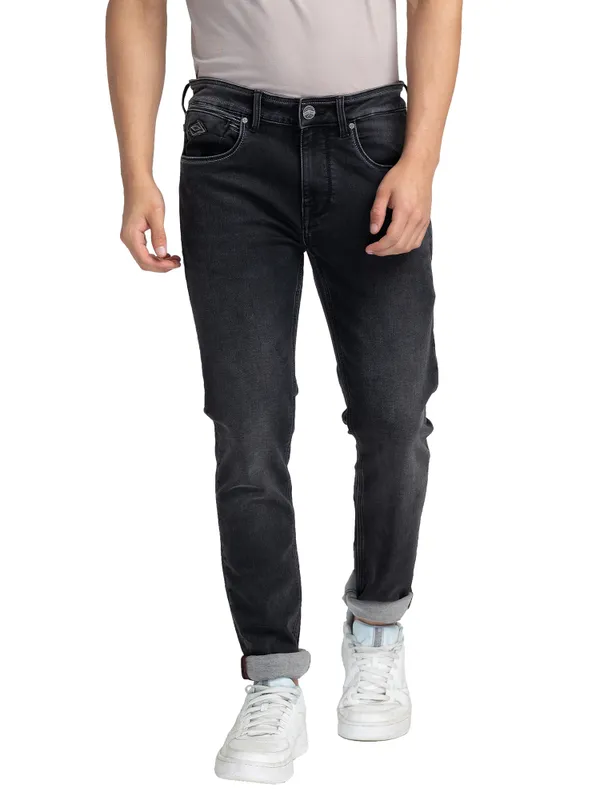 SKINNY FIT DENIM BLACK TONE