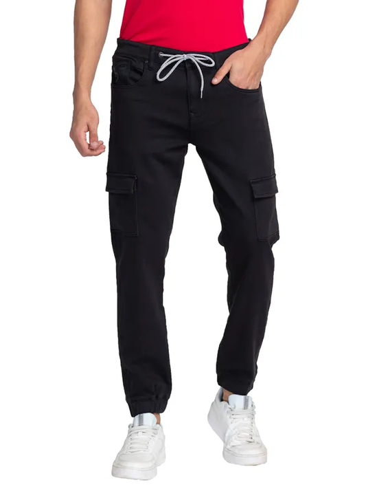 JOGGER FIT DENIM BLACK