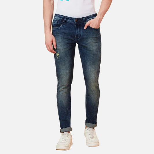 Slim Fit Denim-Mid Tone