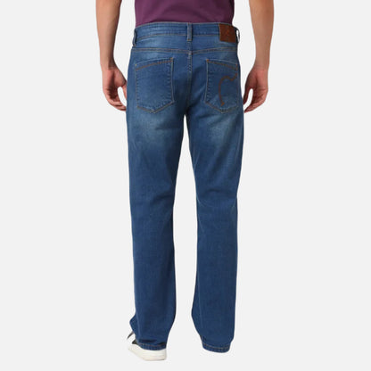 Boot Cut Fit Denim-Mid Tone