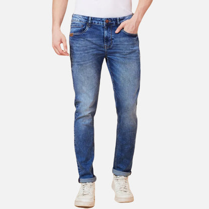 Slim Fit Denim-Mid Tone