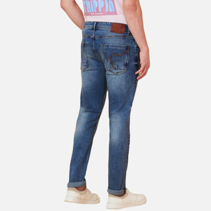 Slim Fit Denim-Mid Tone