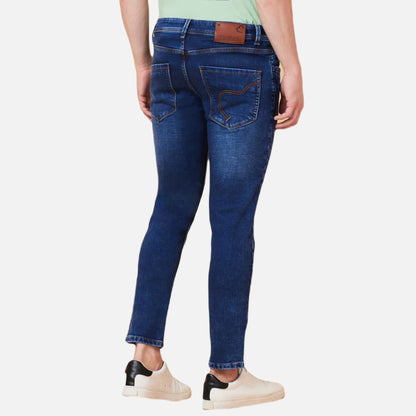 Cropped Fit Denim-Mid Tone