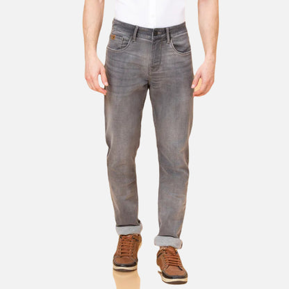 Slim Straight Fit Denim-Grey Tone