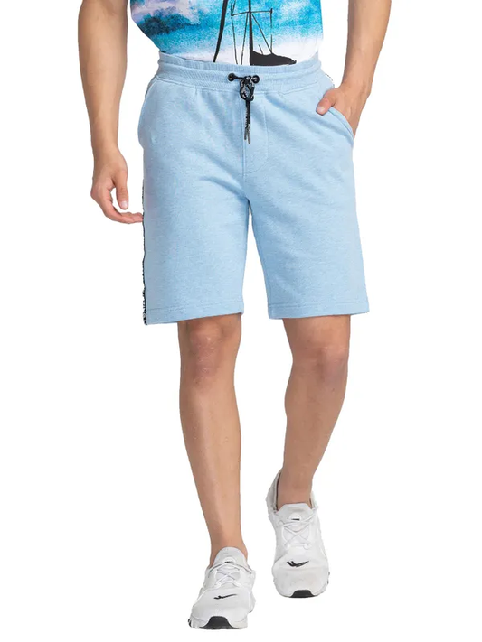 REGULAR FIT SHORTS BLUE MEL