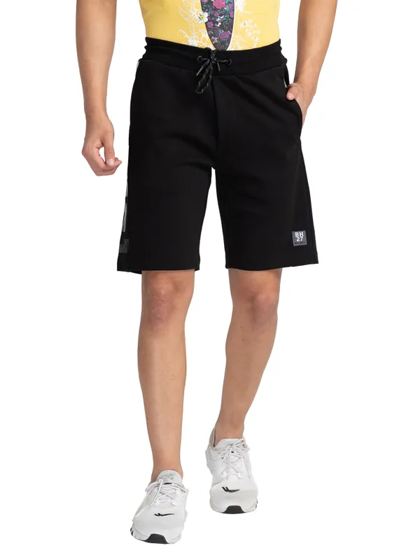 REGULAR FIT SHORTS BLACK