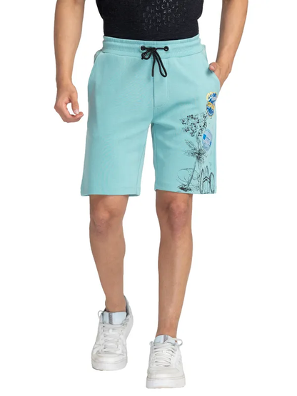 REGULAR FIT SHORTS DARKTEAL