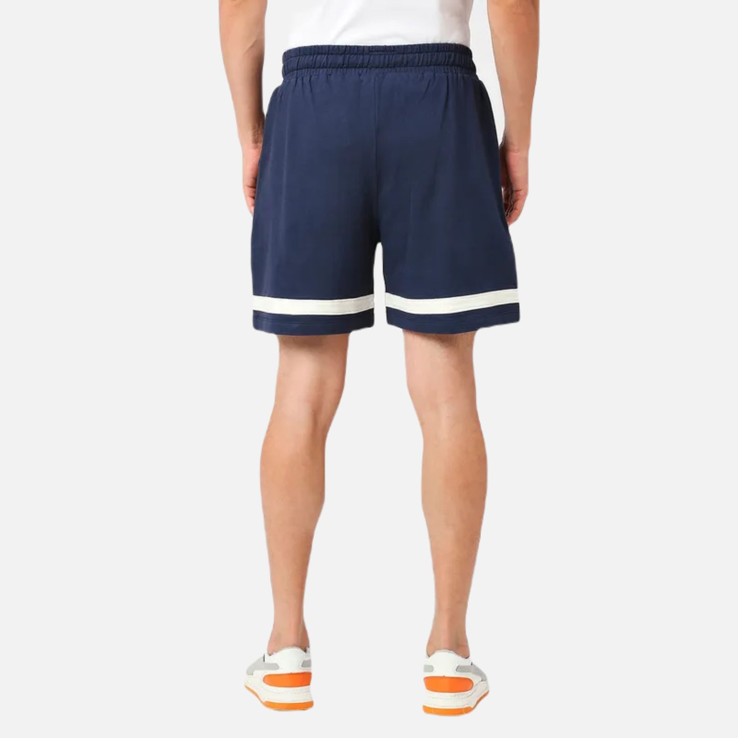 Regular Fit Track Shorts-Dress Blue