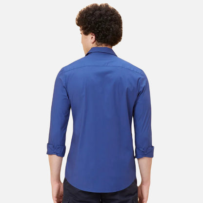 Slim Fit Shirts-Navy