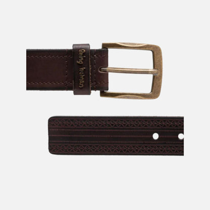 BEING HUMAN BROWN BELTS