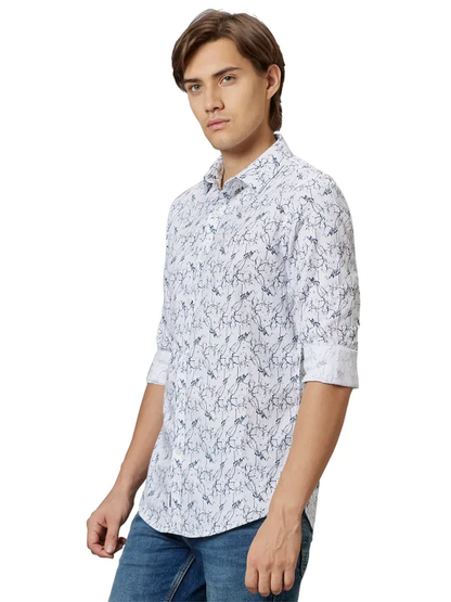 SLIM FIT SHIRTS LONG SLEEVE WHITE