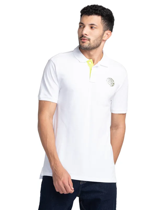 REGULAR FIT T-SHIRTS SHORT SLEEVE WHITE