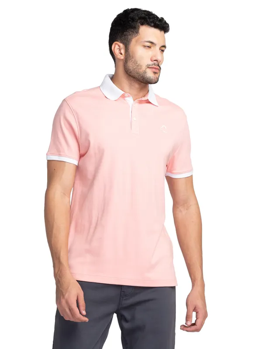 REGULAR FIT T-SHIRTS SHORT SLEEVE DUSTY PINK