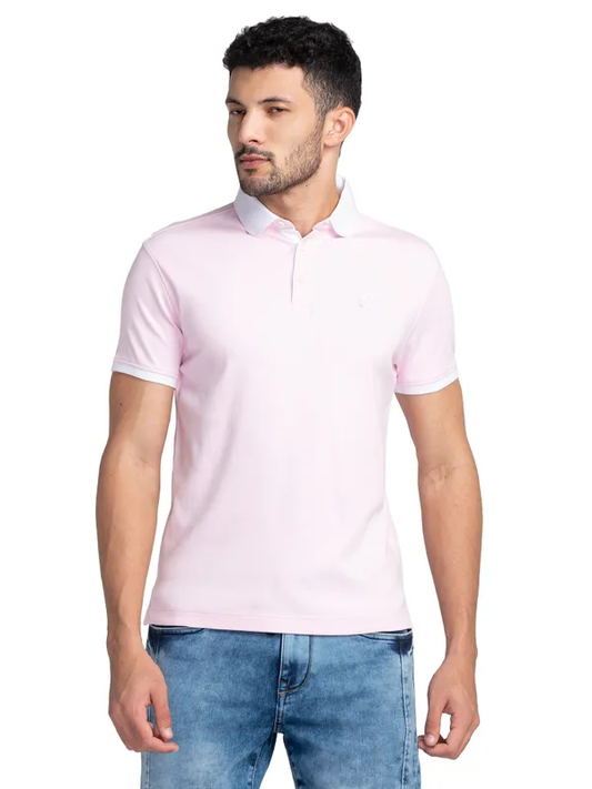 REGULAR FIT T-SHIRTS SHORT SLEEVE PINK