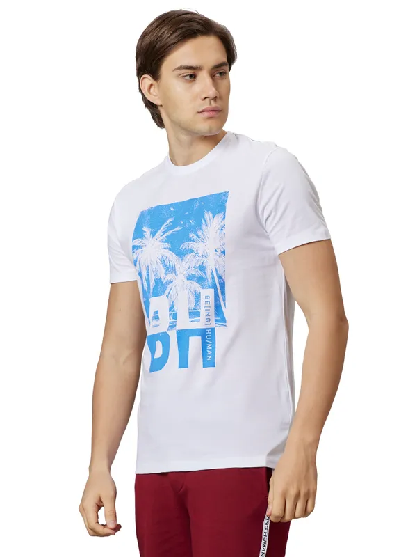 REGULAR FIT T-SHIRTS SHORT SLEEVE WHITE