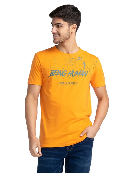 REGULAR FIT T-SHIRTS SHORT SLEEVE AMBER GLOW