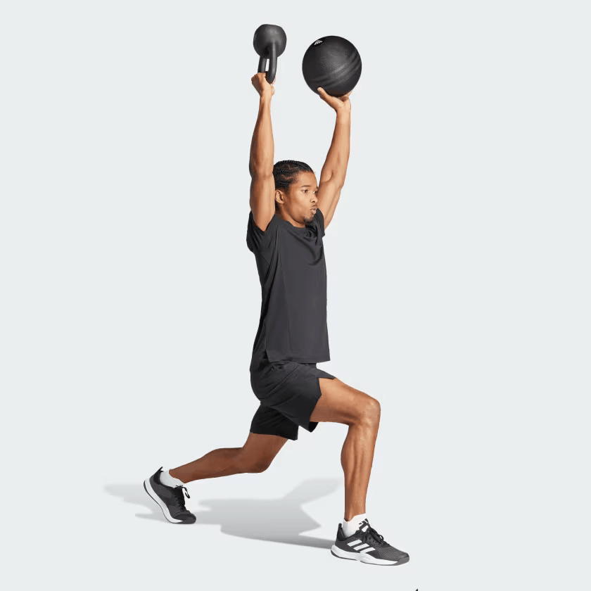 Black Designed for Training Workout Tee