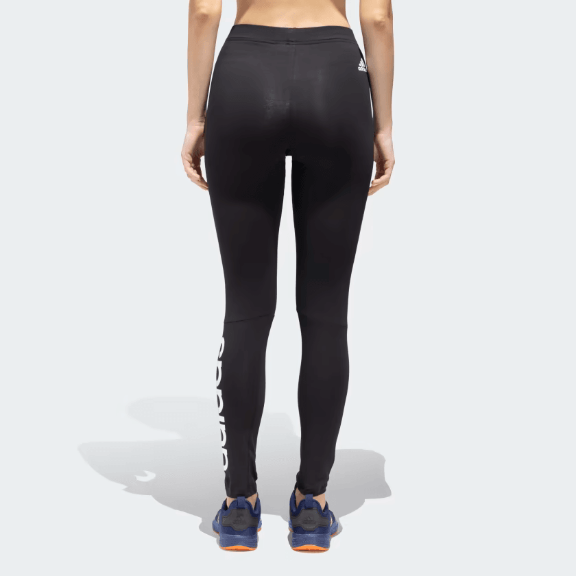 BLACK / WHITE ESSENTIALS LINEAR TIGHTS