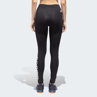 BLACK / WHITE ESSENTIALS LINEAR TIGHTS