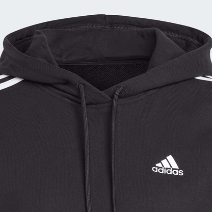 Essentials 3-Stripes French Terry Crop Hoodie