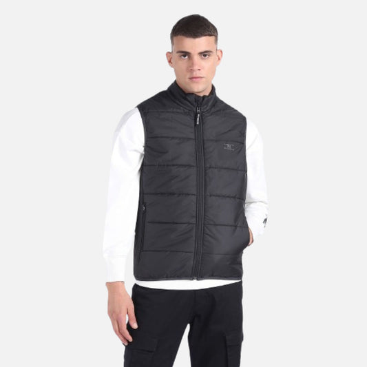 Sleeveless Solid Jacket