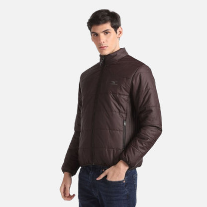 High Neck Solid Jacket