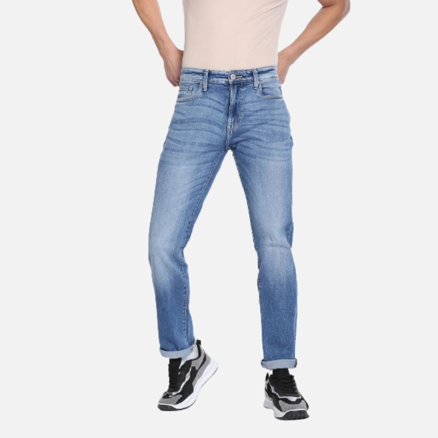 Stone Wash Classic Vintage Jeans