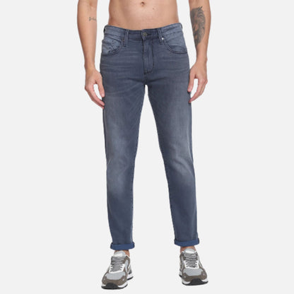 Slim Tapered Stone Wash Classic Vintage Jeans