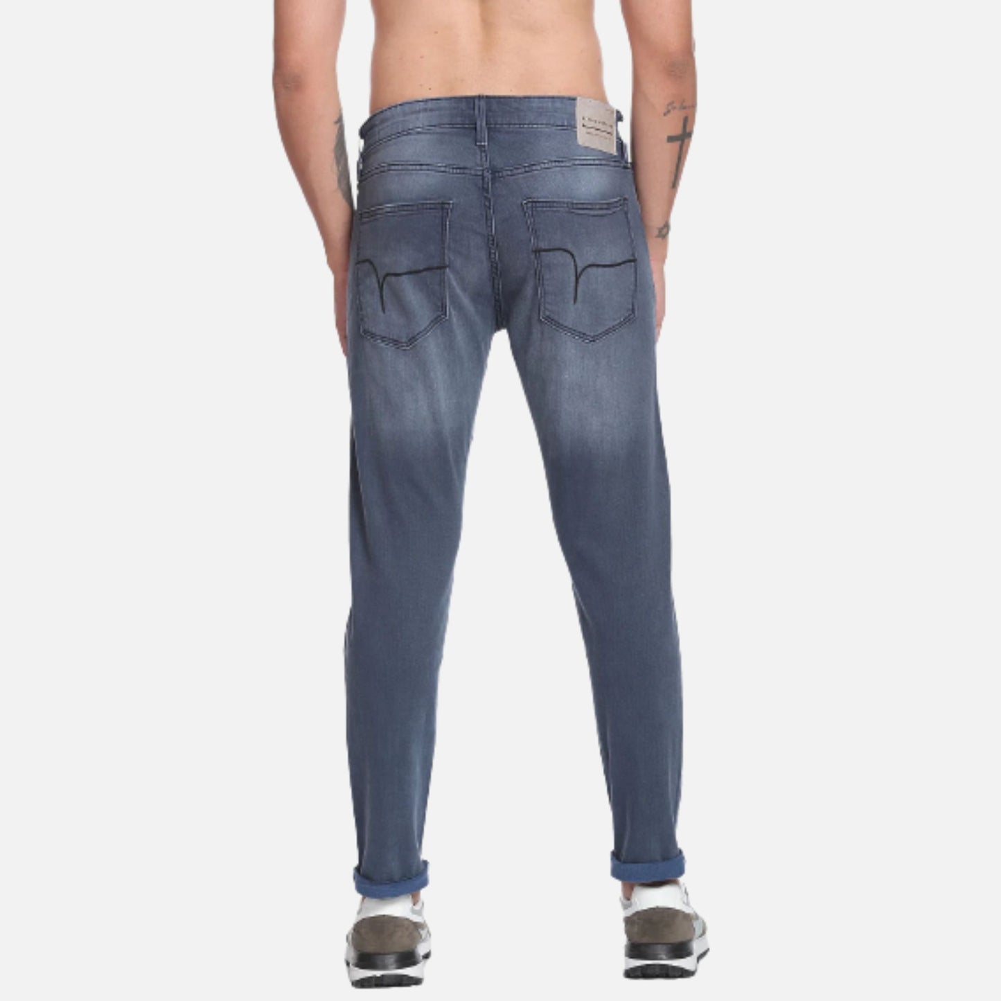 Slim Tapered Stone Wash Classic Vintage Jeans