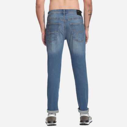 Slim Straight Fit Stone Wash Luxe Jeans