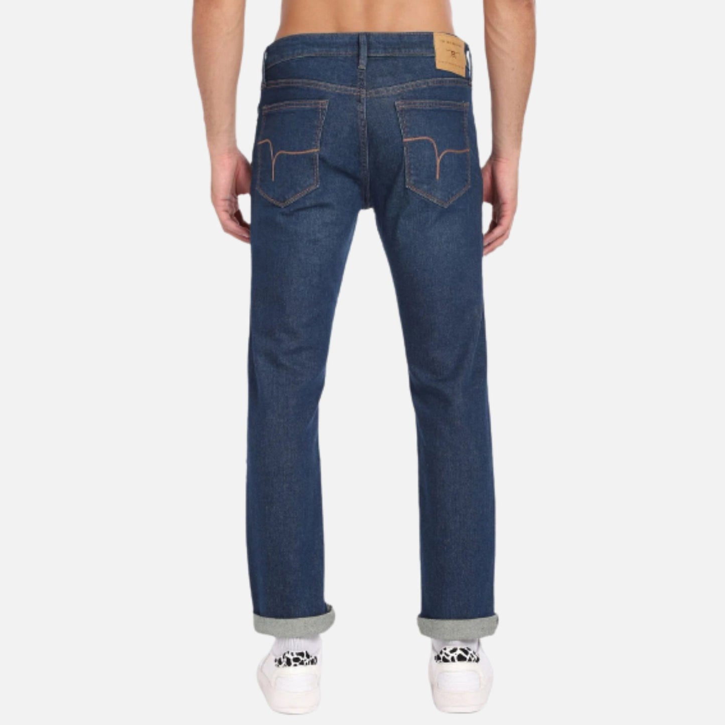 Slim Tapered Fit Dark Wash Jeans